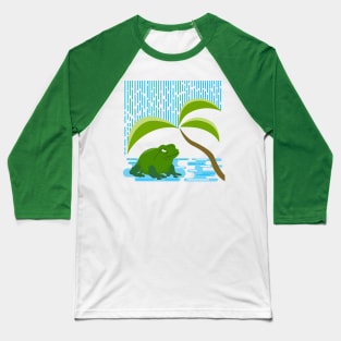 Frog hide from rain Baseball T-Shirt